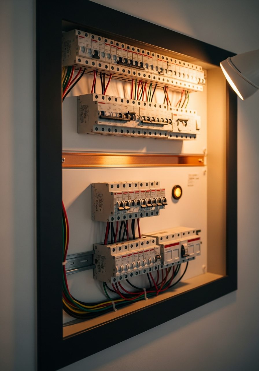 New 18-way switchboard with an RCD on every circuit